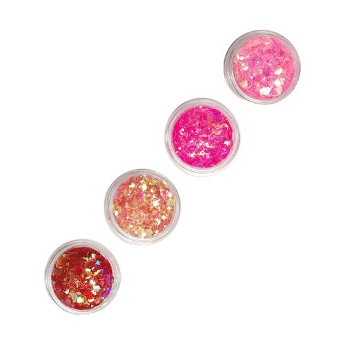 4x  Sequin Flake DIY Blowing Bubble  For Style D