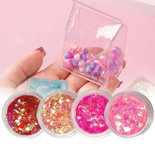 4x  Sequin Flake DIY Blowing Bubble  For Style D