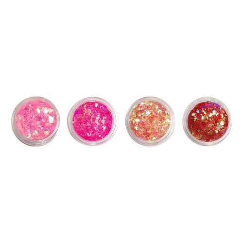 4x  Sequin Flake DIY Blowing Bubble  For Style D