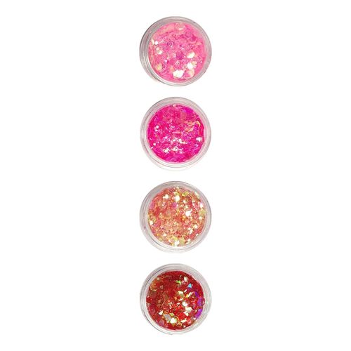 4x  Sequin Flake DIY Blowing Bubble  For Style D