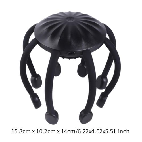 Electric Scalp Massager Relaxation Holiday Gift Black