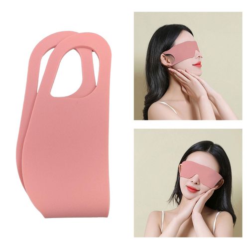 Sleep  Eye Cover Soft Comfortable Blocking Light Pink