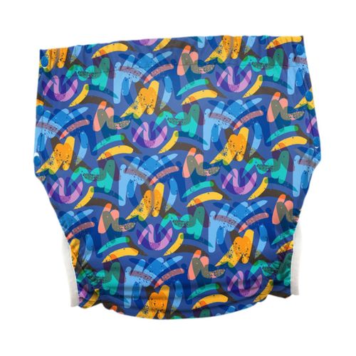 Adults Diaper Underwear For Old  Drying Dark Blue