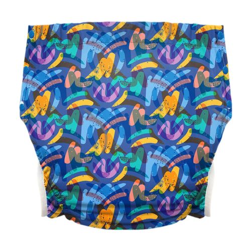 Adults Diaper Underwear For Old  Drying Dark Blue