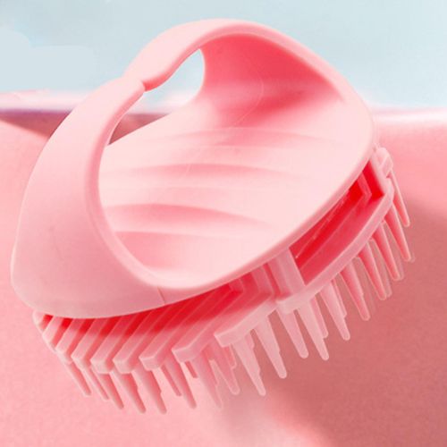 Shampoo Brush  Hair Cleaning Brush For Oily Pink