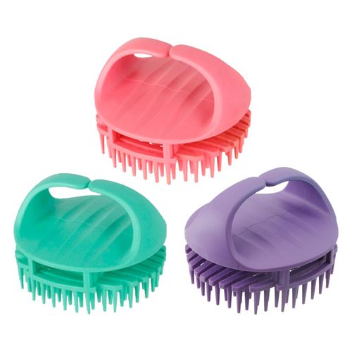 Shampoo Brush  Hair Cleaning Brush For Oily Pink