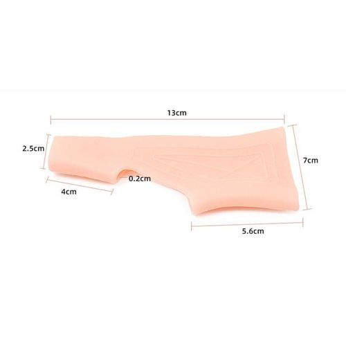 Bunion Protector Pad Reusable Fingerless Glove Spacer for Skin Color