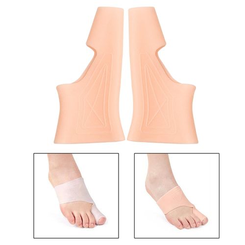 Bunion Protector Pad Reusable Fingerless Glove Spacer for Skin Color