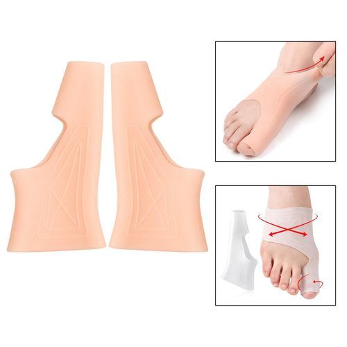Bunion Protector Pad Reusable Fingerless Glove Spacer for Skin Color