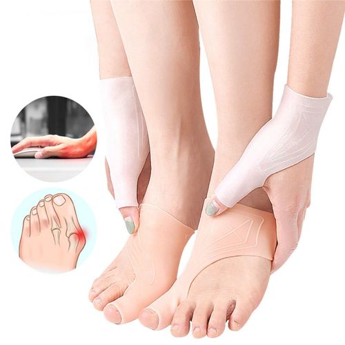 Bunion Protector Pad Reusable Fingerless Glove Spacer for Skin Color