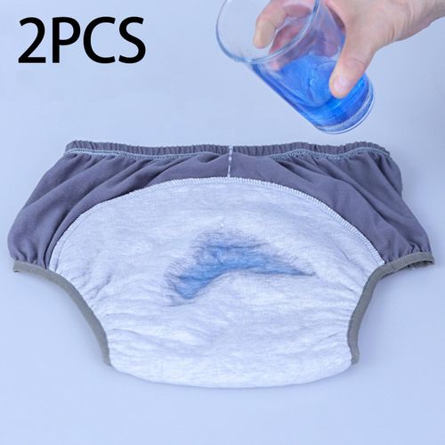 2x Adults Leakproof Incontinence Underwear Underpant For