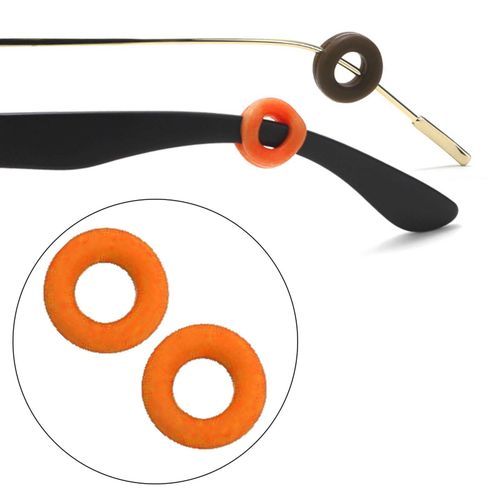 2 X 2 Pieces Glasses Ear Grips Round Ear Clips Eyeglass
