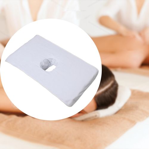 Table Towel Washable SPA Bed Head Curtain Pad White