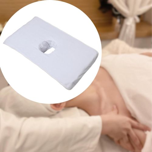Table Towel Washable SPA Bed Head Curtain Pad White