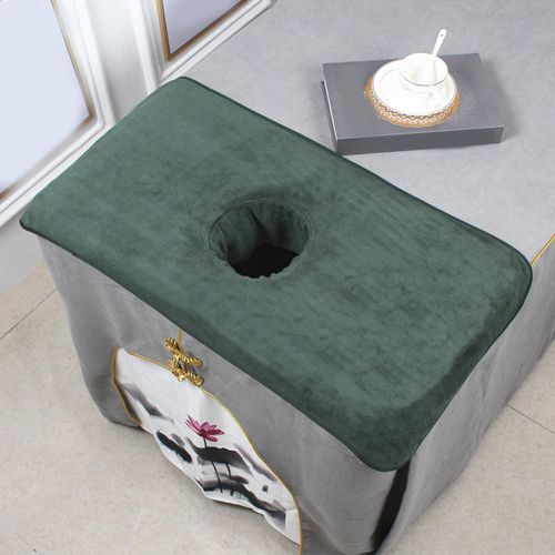 Table Towel Washable SPA Bed Head Curtain Pad Green