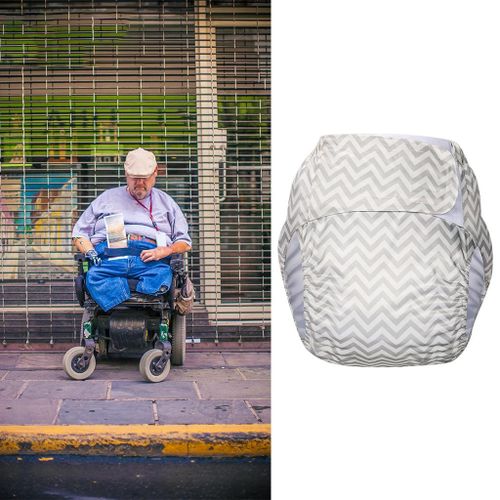 Adult Diaper Old People Disabled Large Size Coat White