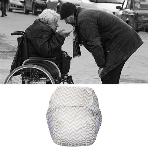 Adult Diaper Old People Disabled Large Size Coat White