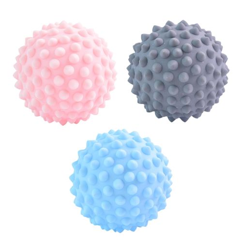 Spiky  Ball,Spiky Massager Roller Manual Deep Pink