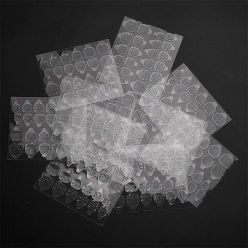 240x Clear Double-Sided Nail Glue Tape Sticker As