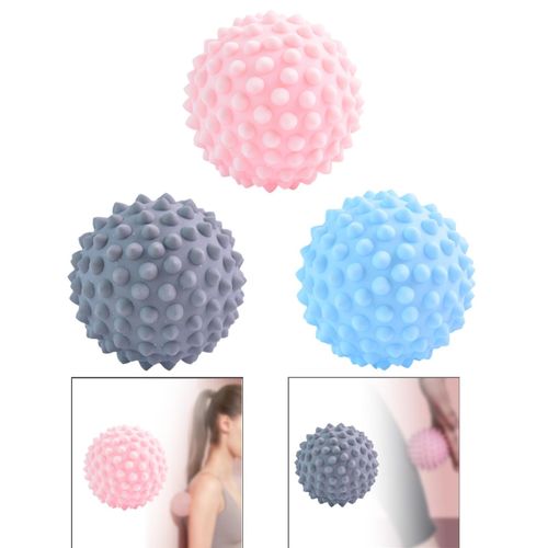 Spiky  Ball Handheld Spiky Massager Roller For Pink
