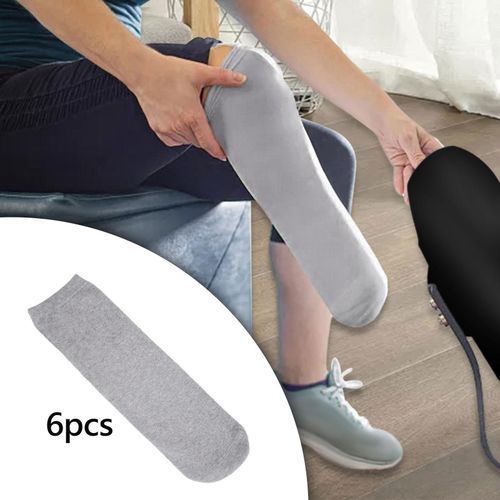 6 Pieces Amputee Socks Partial Foot Amputation XL Gray