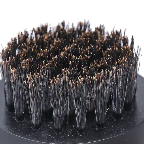 Wooden Hair Beard Brush, Small And Round, Soften Your