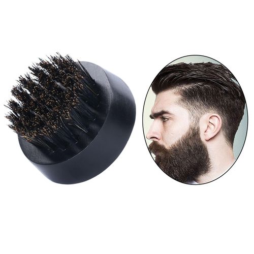 Wooden Hair Beard Brush, Small And Round, Soften Your