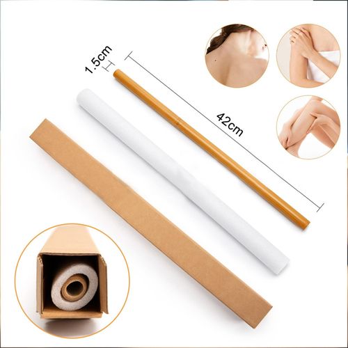 Massager Tool Bamboo  Stick For Body 30x1cm With Bag