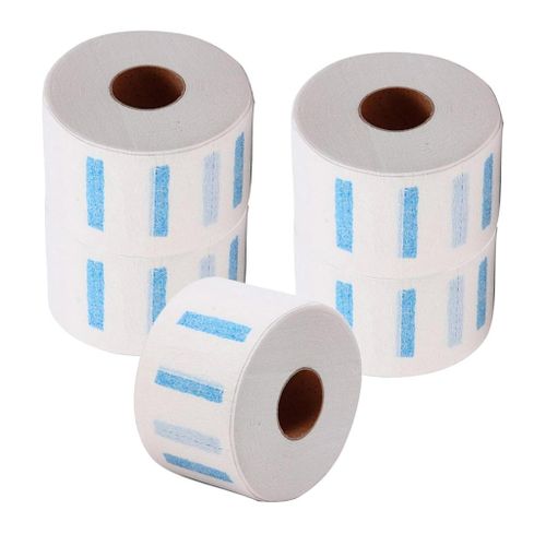 5x Neck Ruffle Roll Paper Cutting Collar Salon White