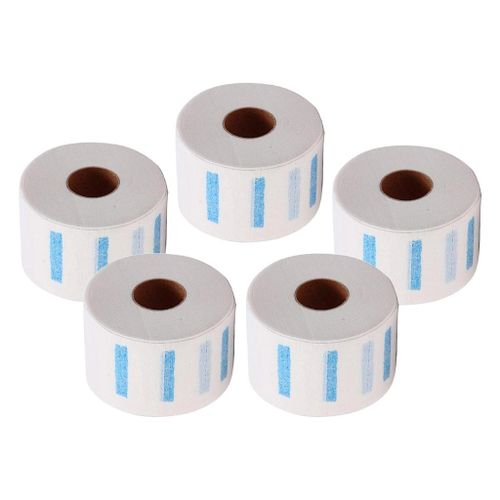 5x Neck Ruffle Roll Paper Cutting Collar Salon White