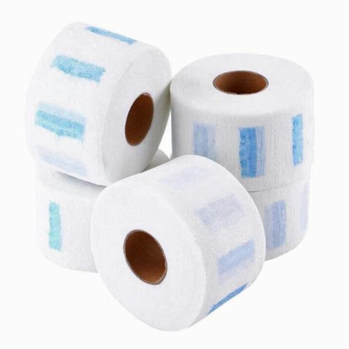 5x Neck Ruffle Roll Paper Cutting Collar Salon White