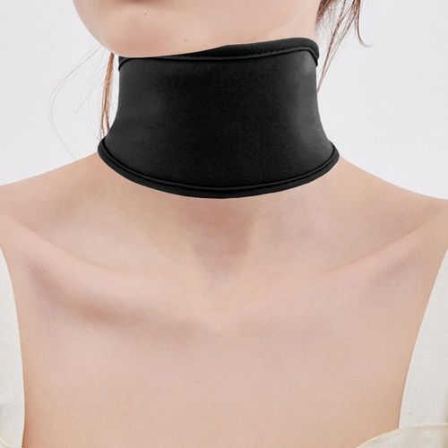 Castor Oil Neck Pack  Cover Adjustable Design Black