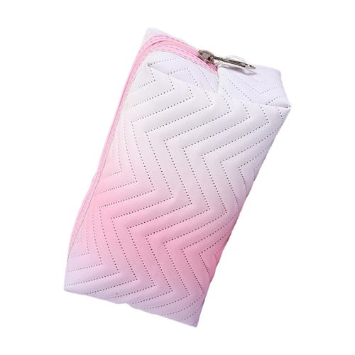Portable Cosmetic Bag Storage Case Gifts Gradient Pink