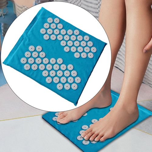 Foot Massager  Heel Reflexology Mat Arch Muscle Blue