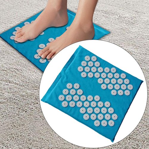 Foot Massager  Heel Reflexology Mat Arch Muscle Blue