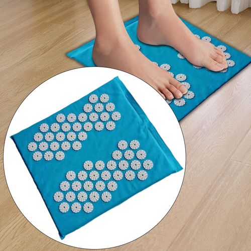 Foot Massager  Heel Reflexology Mat Arch Muscle Blue