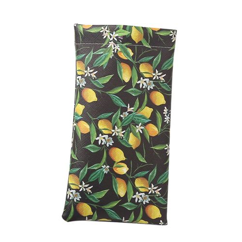 Sunglass Eyeglass Glasses Case Eyewear Case Portable Lemon