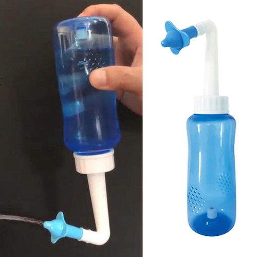 Neti Pot Sinus Rinse Nasal Wash Bottle Sinus Rinse 300ml Manual valve