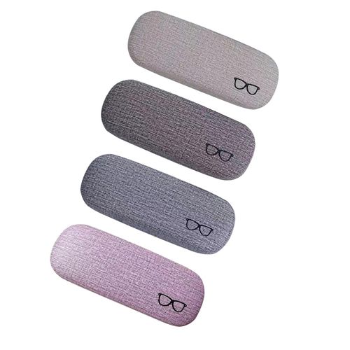 Hard Shell Eyeglasses Case Accessories Eyeglass Case Beige