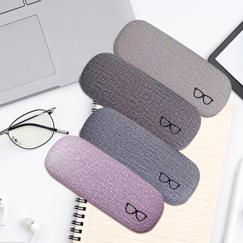 Hard Shell Eyeglasses Case Accessories Eyeglass Case Beige