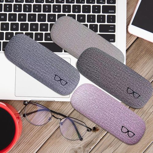 Hard Shell Eyeglasses Case Accessories Eyeglass Case Beige