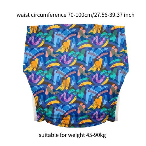 Adults Diaper Underwear For Seniors Soft Leakproof Dark