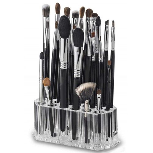 26 Grids Makeup Brush Holder, Eyeliner Pencil Lip Liner
