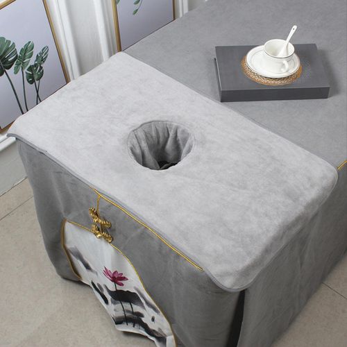 Salon  Table Towel  Head Curtain Light Grey