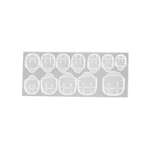 Double-side Adhesive Sticker Transparent for Fake Nails 12pcs