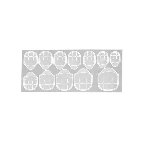 Double-side Adhesive Sticker Transparent for Fake Nails 12pcs