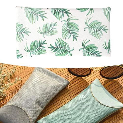 Glasses Case  Top Waterproof PU Leather Soft  D
