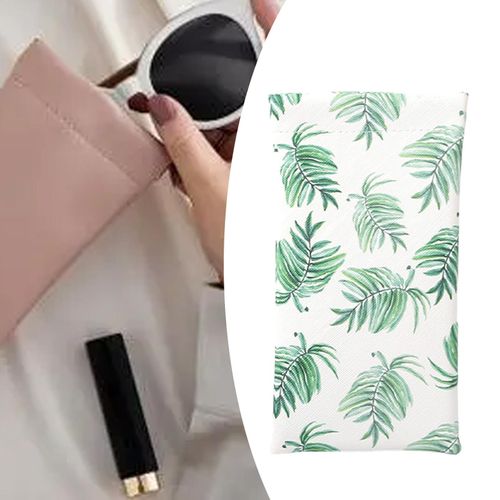 Glasses Case  Top Waterproof PU Leather Soft  D