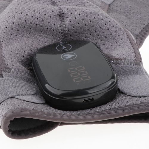 Heated Shoulder Brace Wrapping  Pad Strap Gray