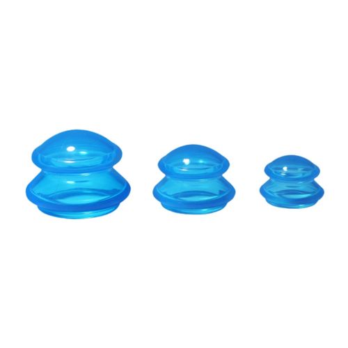 3Pcs Suction Cup Massage Cup Chinese Massage Cups For Blue
